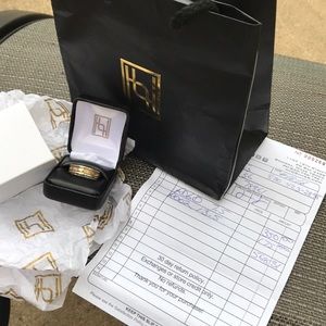 HYO SILVER men’s wedding band sz 13 1/2